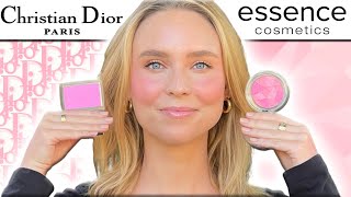 Dior Rosy Glow Blush Dupe Essence Berry Connection [upl. by Dabbs]