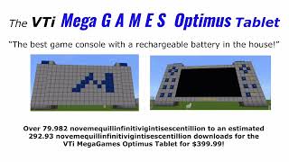 VTi MegaGames Optimus Tablet Promo Updated with different tone [upl. by Enyaht229]