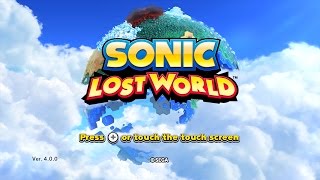 Sonic Lost World Wii U playthrough Longplay [upl. by Hayikat]