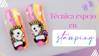 Clase 8 Efecto espejo en stamping funnailstatyzsemipermanente💅 [upl. by Euton207]