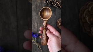 Adding a copper inlay to this Coffee Scoop diy metal woodworking [upl. by Elraet]