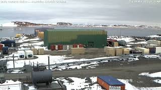 20220310 Davis Station Antarctica Timelapse 120614 UTC [upl. by Annoirb]