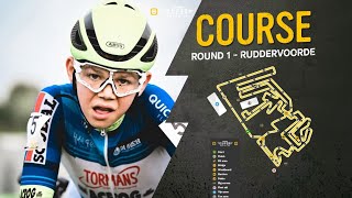 Telenet superprestige Ruddervoorde 2024 Nieuwelingen [upl. by Eadas]