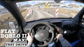 2007 Fiat Doblo II Maxi 13 75HP Multijet  POV Test Drive  Great little van  57L100km [upl. by Osnofedli]