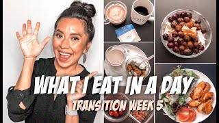 TRANSITION WEEK 5 OPTAVIA WHAT I EAT IN A DAY [upl. by Eniahs]