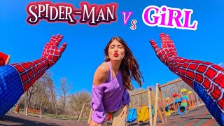 SPIDERMAN ESCAPING BEAUTIFUL GIRL Epic Parkour Pov ​⁠jumphistory [upl. by Maibach556]