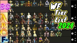 Warframes Tier List 2024 A Last Hurrah  Warframe 2024 [upl. by Yardley160]