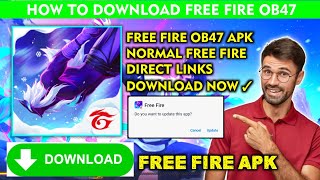 How To Download Free Fire 💯😱🔥  Free Fire Kaise Download Karen  Normal Free Fire Download Link [upl. by Virginie969]