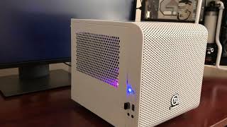 Thermaltake Core V1 SPCC Mini ITX Cube Gaming Computer Case Chassis Interchangeable Side Panels Bl [upl. by Krilov912]