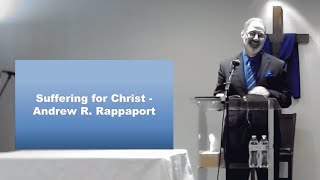 CABC English Service  quotSuffering for Christquot by Andrew R Rappaport [upl. by Niarbo]