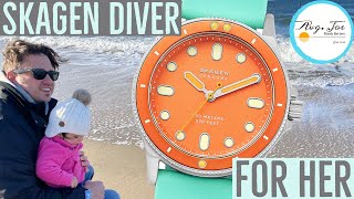 SKAGEN Fisk  DIVER Unboxing   Is it a Legit Dive Watch [upl. by Formica]