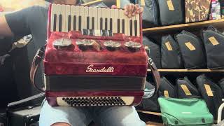 Vendido Acordeon SCANDALLI 80 Baixos [upl. by Atirrehs]