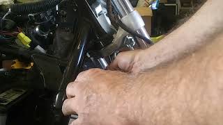 Yamaha XJ700X Valve shim adjustment pt3 [upl. by Nnayelhsa]