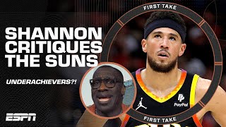 The Suns have UNDERACHIEVED 🗣️  Shannon Sharpe had higher expectations for Phoenix  First Take [upl. by Nahtan941]