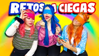 ¡ESTAMOS A CIEGAS 24 HORAS SIN VER CHALLENGE  Coloridas [upl. by Lewap310]