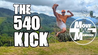 Martial Arts Tricking Tutorial  How To 540 Kick [upl. by Nwahsiek913]