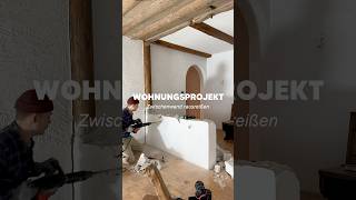 Wand raushauen mit fettem Bohrhammer ⚒️ renovieren altbau [upl. by Constancia]