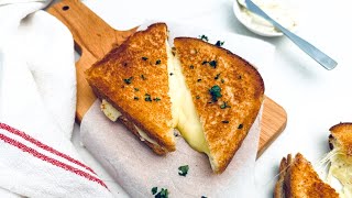 Panera Copycat Fontina Grilled Cheese Recipe [upl. by Annam]