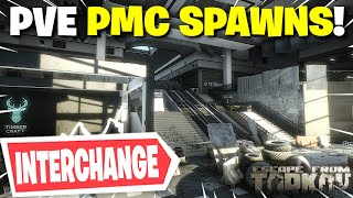 Escape From Tarkov PVE  All PMC Spawn Locations On Interchange [upl. by Ppilihp]