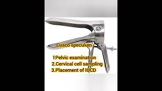 cusco speculum medical instruments  OBG instruments [upl. by Kenji]