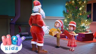 The Santa Claus Song for kids 🎅 Christmas Songs for children  HeyKids [upl. by Burta]