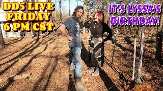 LYSSAS BIRTHDAY LIVE lwork couple builds tiny house homesteading offgrid rv life rv living [upl. by Enwad]