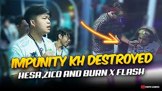 WOW IMPUNITY KH REALLY DESTROYED HESA ZICO and BURN x FLASH in this match   😮 [upl. by Lawry]