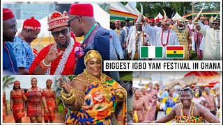 How The IGBO Community In Accra Ghana Celebrated Ndiigbo New Yam Festival  Igbo Day 2023 [upl. by Stephana672]