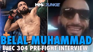 Belal Muhammad Details Elevator RunIn with Leon Edwards Team I Smelled Fear  UFC 304 [upl. by Linn611]