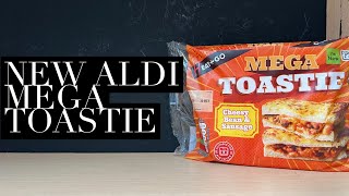 Aldi Mega Toastie Review  Aldi Cheesy Bean amp Sausage Mega Toastie Review [upl. by Schacker]