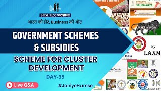 What is Cluster Development Scheme  Government Schemes amp Subsidies  Business Pathshala [upl. by Coryden84]