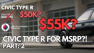 Trying To Find a 2024 Civic Type R at MSRP Part 2 [upl. by Seel]