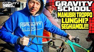 Manubrio troppo largo tagliamolo  Tutorial MTB Gravity School [upl. by Reuven]