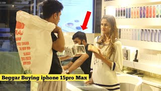 Beggar Buying iphone 15 Pro Max PrankRich Beggar BobbyButt [upl. by Vaden]