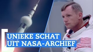 Maanmissie Apollo 11 haarscherp en in kleur [upl. by Lonyer]