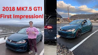 My 2018 MK75 GTI First impressions [upl. by Wilie]