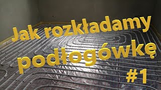 Rozkładamy podłogówke na poddaszu Rozkładamy folie pod podłogówkę [upl. by Mcnelly434]