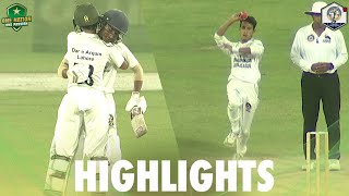 Highlights  Dare Arqam School Lahore vs Faisalabad’s Divisional Public School  Day 1  PCB  MA2L [upl. by Ervin]