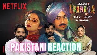 Reaction Amar Singh Chamkila  Official Trailer [upl. by Barny696]