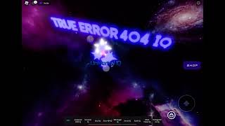 TRUE ERROR 404 IQ FOOTAGE  Galaxy and planets IQ Obby [upl. by Acul]