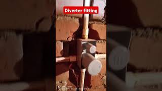 diverter fitting reel plumbing viralvideo construction youtubeshorts [upl. by Arihat]