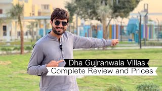 DHA GUJRANWALA VILLAS COMPLETE REVIEW  DHA GUJRANWALA CURRENT UPDATES [upl. by Aerdnod]