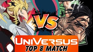 Ryukyu Life VS Ymir Jaw Titan Life  UniVersus Gameplay [upl. by Gavriella]