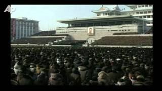 Raw Video North Korea Memorial for Kim Jong Il [upl. by Tiena]