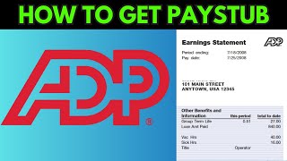 How To Get Paystub From Adp App [upl. by Pich598]