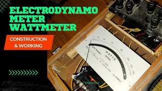 Electrodynamometer Wattmeter – Construction and Working Principle [upl. by Oringa]