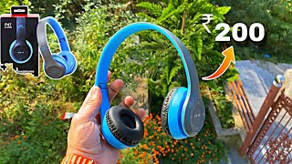 P47 wireless headphones unboxing and review⚡️Asli sach [upl. by Gilleod]