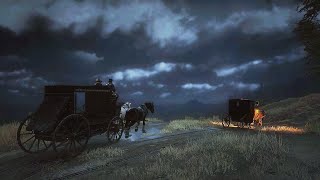 ASMR Ambience Rain Carriage Ride Through the Woods [upl. by Carolyne]