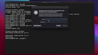Mac OS Terminal  softwareupdate [upl. by Leonore]