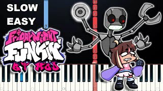 Friday Night Funkin  Termination  VS QT EASY Piano Tutorial [upl. by Greysun]